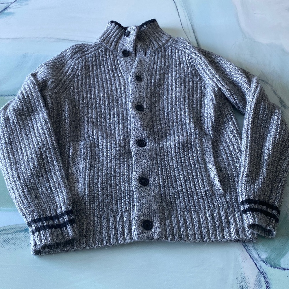Banana Republic Wool Gray Cardigan